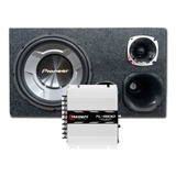 Caixa Som Trio Completa Subwoofer Sub