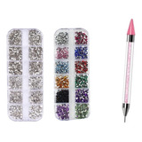 Caixa Strass Nail Art Pedras Colorida