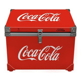 Caixa Térmica 50 Litros Coca Cola Festa Gelo Cooler Churrasc