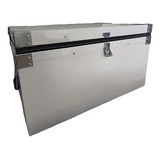 Caixa Térmica Cooler 35 Litros Galvanizada Branco