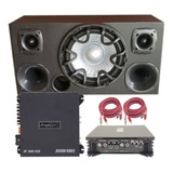 Caixa Trio Completa Bravox Uxp 12pol D200 St200 Falcon 1200w