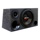 Caixa Trio Completa Som Carro Sub Spyder Nitro 700w