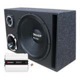 Caixa Trio Falante 7driver 15 Modulo Taramps Corneta Tweeter