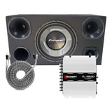 Caixa Trio Pioneer Completa Sub 12 Pol + Modulo Stetsom 400w