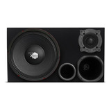 Caixa Trio Som Carro Woofer 12 Pol 200w + Super Tweeter