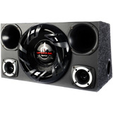 Caixa Trio Som Completa Sub 12 Bomber Upgrade+ 2 Driver 2 Tw