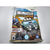 Caixa Vazia Jogo Wii Monster Truck 4x4 Sem O Jogo