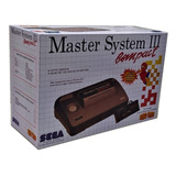 Caixa Vazia Master System 3 Compact Alex Kid De Madeira Mdf