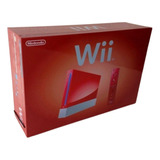 Caixa Vazia Nintendo Wii Vermelho De