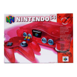 Caixa Vazia Papelão Nintendo 64 Cereja - Excelente Qualidade