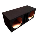 Caixa Vazia Para 2 Alto Falantes Subwoofer De 12 Polegadas