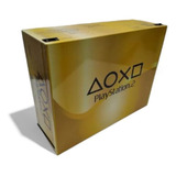Caixa Vazia Playstation 2 Fat Dourado De Madeira Mdf