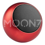 Caixinha De Som Bluetooth Tws H'maston Mini Speaker Metal 3w Cor Vermelho Voltagem 110v/220v