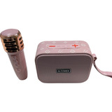 Caixinha De Som Karaoke Bluetooth Microfone