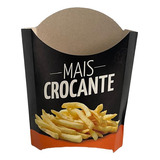 Caixinha Para Batata Frita - 100un - Preto