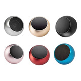  Caixinha Som Bluetooth Tws Metal Redonda Mini Speaker 3w