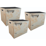 Caixote De Salto /jump Box/plyo Box Kit Com 3 Unid Oficial 