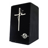 Cajon (carron) Fé Cruz Preto Acústico Percussionline