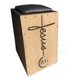 Cajon Carron Jeg Eletroacústico +slap + 2 Vassourinha + Capa