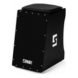 Cajon Elétrico Cajon Eletroacústico Preto Spark Percussão