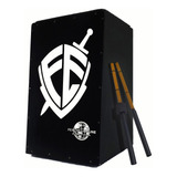 Cajon Elétrico Percussionline Fé Escudo +