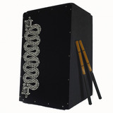 Cajon Elétrico Serpente Percussionline + Par