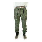 Calça Bermuda Mtk Amazon Camuflado Verde Poliamida 8 Bolsos