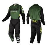 Calça + Camisa Asw Image Knight Roupa Motocross Trilha Kit 