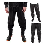 Calça Capa De Chuva Moto Impermeável 100% Pvc Pioneira