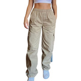 Calça Cargo Feminina Skatista Fica Larguinha Skate