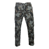 Calça Cargo Tática Camuflado Urbano Cinza