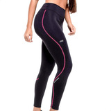 Calça Ciclismo C/ Forro Feminina Com Bolso De Ziper