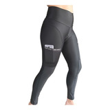 Calça Ciclismo Feminina Forro Gel Befast Cós Alto E 2 Bolsos