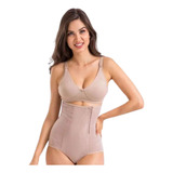 Calça Cinta Esbelt Pós Parto Com Zíper Lateral Ref 3140
