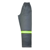 Calça De Brim Pesado Faixa Refletiva - Uniforme Profissional