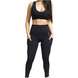 Calça De Ciclismo Feminina Tecido Emana Plus C/ Pad Gel D120