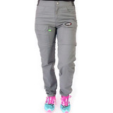 Calça De Pesca Feminina Mtk Athena Vira Bermuda Cor Chumbo