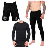 Calça E Bermuda Bjj, Grátis Rash Guards - Roxa