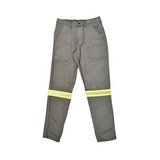 Calça Eletricista Risco 2 Anti Chama Nr10 Faixa Refletiva