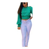 Calça Feminina Brim Muito Mais Jeans