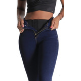 Calça Feminina Com Cinta Modeladora Super Lipo Cós Alto Top