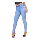 Calça Feminina Jeans Skinny Cintura Alta