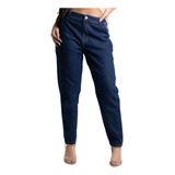 Calça Feminina Mom Reta Com Lycra Sawary Jeans 276767