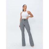 Calça Flare Feminina Xadrez