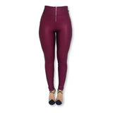 Calça Hot Pants Cintura Alta Com Zíper