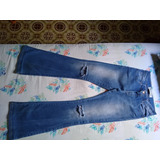 Calça Jeans Azul-claro Flare Byzance