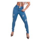 Calça Jeans Clara Rasgado Levanta Bumbum