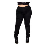 Calça Jeans Fem Plus Black Premium