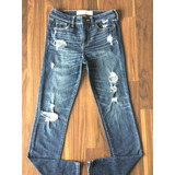 Calça Jeans Feminina Abercrombie 34 Azul