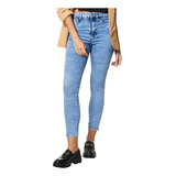 Calça Jeans Feminina Cigarrete Push Sawary 